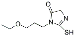 3-(3-ETHOXYPROPYL)-2-MERCAPTO-3,5-DIHYDRO-4H-IMIDAZOL-4-ONE Struktur