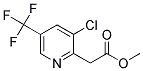 METHYL 2-[3-CHLORO-5-(TRIFLUOROMETHYL)-2-PYRIDINYL]ACETATE Struktur