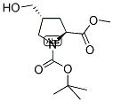 (S)-N-ALPHA-T-BUTYLOXYCARBONYL-TRANS-4-HYDROXYMETHYL-PROLINE METHYL ESTER Struktur