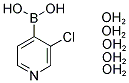 3-CHLORO-4-PYRIDINEBORONIC ACIDPENTAHYDRATE Struktur