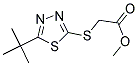 METHYL [(5-TERT-BUTYL-1,3,4-THIADIAZOL-2-YL)SULFANYL]ACETATE Struktur