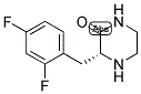 (R)-3-(2,4-DIFLUORO-BENZYL)-PIPERAZIN-2-ONE Struktur