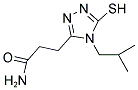 3-(4-ISOBUTYL-5-MERCAPTO-4H-1,2,4-TRIAZOL-3-YL)PROPANAMIDE Struktur