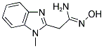 (1Z)-N'-HYDROXY-2-(1-METHYL-1H-BENZIMIDAZOL-2-YL)ETHANIMIDAMIDE Struktur