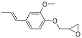 2-([2-METHOXY-4-[(1E)-PROP-1-ENYL]PHENOXY]METHYL)OXIRANE Struktur