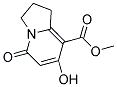 METHYL 7-HYDROXY-5-OXO-1,2,3,5-TETRAHYDROINDOLIZINE-8-CARBOXYLATE Struktur