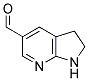 2,3-DIHYDRO-1H-PYRROLO[2,3-B]PYRIDINE-5-CARBOXYALDEHYDE Struktur