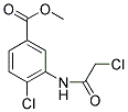 METHYL 4-CHLORO-3-[(CHLOROACETYL)AMINO]BENZOATE Struktur