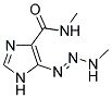 N-METHYL-5-[(1E)-3-METHYLTRIAZ-1-ENYL]-1H-IMIDAZOLE-4-CARBOXAMIDE Struktur