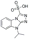 9-ISOPROPYL-9H-BENZO[4,5]IMIDAZO[2,1-C][1,2,4]TRIAZOLE-3-SULFONIC ACID Struktur