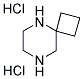 5,8-DIAZA-SPIRO[3.5]NONANE DIHYDROCHLORIDE Struktur