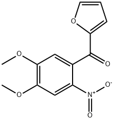 (4,5-DIMETHOXY-2-NITRO-PHENYL)-FURAN-2-YL-METHANONE Struktur