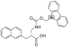 (R)-2-[(9H-FLUOREN-9-YLMETHOXYCARBONYLAMINO)-METHYL]-3-NAPHTHALEN-2-YL-PROPIONIC ACID Struktur