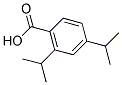 2,4-DIISOPROPYLBENZOIC ACID Struktur