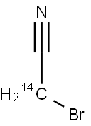 2-BROMOACETONITRILE [2-14C] Struktur