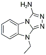 9-ETHYL-9H-BENZO[4,5]IMIDAZO[2,1-C][1,2,4]TRIAZOL-3-YLAMINE Struktur