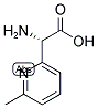 (S)-AMINO-(6-METHYL-PYRIDIN-2-YL)-ACETIC ACID Struktur