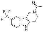 2-ACETYL-8-TRIFLUOROMETHYL-2,3,4,5-TETRAHYDRO-1H-PYRIDO[4,3-B]INDOLE Struktur