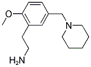 (2-[2-METHOXY-5-(PIPERIDIN-1-YLMETHYL)PHENYL]ETHYL)AMINE Struktur