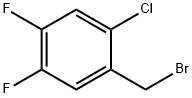 2-CHLORO-4,5-DIFLUOROBENZYL BROMIDE Struktur