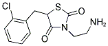 3-(2-AMINO-ETHYL)-5-(2-CHLORO-BENZYL)-THIAZOLIDINE-2,4-DIONE Struktur