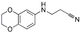 3-(2,3-DIHYDRO-1,4-BENZODIOXIN-6-YLAMINO)PROPANENITRILE Struktur