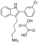 4-[2-(3-CHLOROPHENYL)-1H-INDOL-3-YL]-1-BUTANAMINE OXALATE Struktur