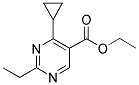 ETHYL-2-ETHYL-4-CYCLOPROPYL-5-PYRIMIDINE CARBOXYLATE Struktur