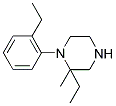 2-ETHYL-1-(2-ETHYLPHENYL)-2-METHYLPIPERAZINE Struktur