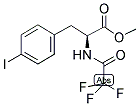 (S)-N-ALPHA-TRIFLUORACETYL-4-IODOPHENYLALANINE METHYL ESTER Struktur