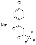 SODIUM (2Z)-4-(4-CHLOROPHENYL)-1,1,1-TRIFLUORO-4-OXOBUT-2-EN-2-OLATE Struktur