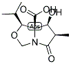 (3R,4S,5S,6S)-1-AZA-5-CARBOXYL-4-HYDROXY-6-ISOPROPYL-3-METHYL-7-OXABICYCLO[3.3.0]OCTAN-2-ONE Struktur