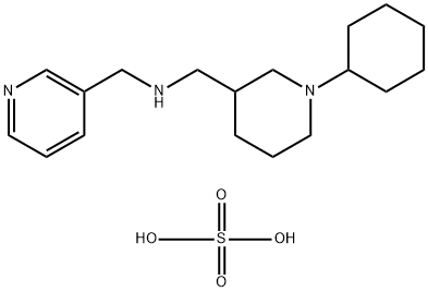 [(1-CYCLOHEXYLPIPERIDIN-3-YL)METHYL]-(PYRIDIN-3-YLMETHYL)AMINE SULFATE Struktur