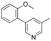 5-(2'-METHOXYPHENYL)-3-PICOLINE Struktur