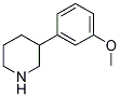 3-(3-METHOXY-PHENYL)-PIPERIDINE Struktur