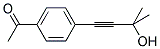 1-[4-(3-HYDROXY-3-METHYL-1-BUTYNYL)PHENYL]ETHANONE Struktur