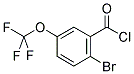 6-BROMO-3-TRIFLUOROMETHOXYBENZOYL CHLORIDE Struktur