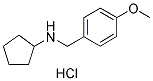 CYCLOPENTYL-(4-METHOXY-BENZYL)-AMINEHYDROCHLORIDE Struktur