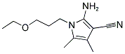 2-AMINO-1-(3-ETHOXYPROPYL)-4,5-DIMETHYL-1H-PYRROLE-3-CARBONITRILE Struktur