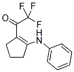 1-(N-PHENYLAMINO)-2-(TRIFLUOROACETYL)CYCLOPENTENE Struktur