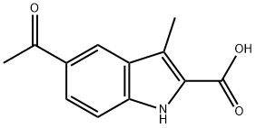 5-ACETYL-3-METHYL-1H-INDOLE-2-CARBOXYLIC ACID Struktur