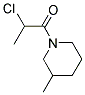 1-(2-CHLOROPROPANOYL)-3-METHYLPIPERIDINE Struktur