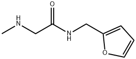 N-(2-FURYLMETHYL)-2-(METHYLAMINO)ACETAMIDE Struktur