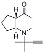 1-(1,1-DIMETHYL-2-PROPYNYL)OCTAHYDRO-4H-CYCLOPENTA[B]PYRIDIN-4-ONE Struktur