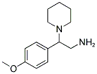 2-(4-METHOXYPHENYL)-2-(1-PIPERIDINYL)ETHANAMINE Struktur