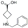 TRANS-3-BENZYLAMINO-CYCLOBUTANECARBOXYLIC ACID Struktur