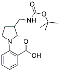 [1-(2-CARBOXY-PHENYL)-PYRROLIDIN-3-YLMETHYL]-CARBAMIC ACID TERT-BUTYL ESTER Struktur