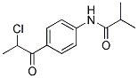 N-[4-(2-CHLOROPROPANOYL)PHENYL]-2-METHYLPROPANAMIDE Struktur