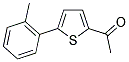 1-[5-(2-METHYLPHENYL)-2-THIENYL]ETHANONE Struktur