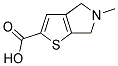 5-METHYL-5,6-DIHYDRO-4H-THIENO[2,3-C]PYRROLE-2-CARBOXYLIC ACID Struktur